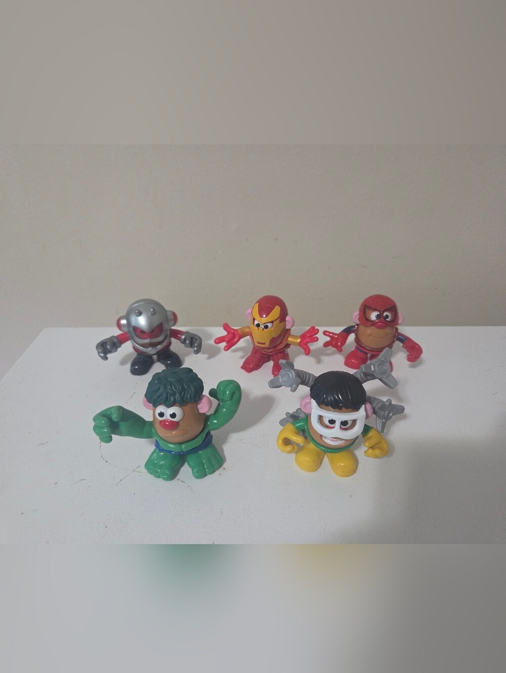 Hasbro Playskool Marvel Mixable Mashable Heroes  Mr Potato Heads Set Of 5